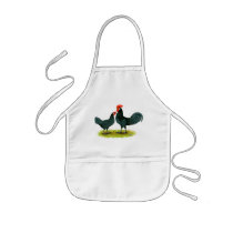 Andalusian Chickens aprons by diane_jacky Andalusian Chickens aprons