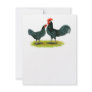 Andalusian Chickens Custom Invitation