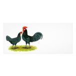 Andalusian Chickens Custom Rack Card