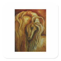 Andalusian Horse 10 Square Stickers