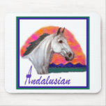 Andalusian Horse Head Study Mouse Pad