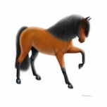 Andalusian Horse Holiday Ornament Photo Cut Out