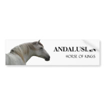 ANDALUSIAN HORSE OF KINGS BUMPER STICKER