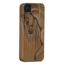 Andalusian Horse Sketch Case-mate Iphone 4 Case