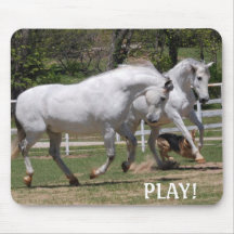 ANDALUSIANS PLAY! MOUSE PAD
