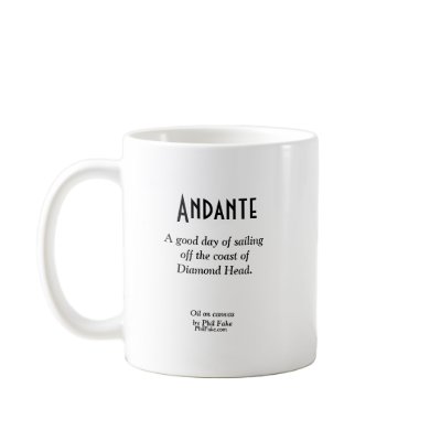 Andante Sailing mug by Phil_Fake_Art