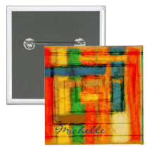 Andean Abstract Pinback Buttons