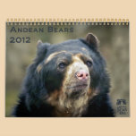 Andean Bears 2012 - 15 month calendar