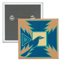 Andean Bird Pinback Button