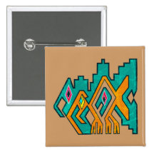 Andean Bird Pinback Buttons