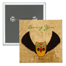 Andean Owl Pins