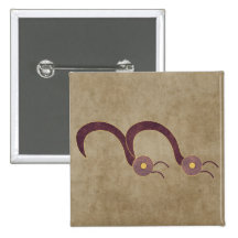 Andean Snake-Bird Pin