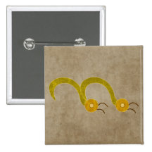 Andean Snake-Bird Pinback Buttons