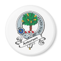 Anderson Clan Badge magnets by coatsofarms Anderson Clan Badge magnets