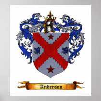 Anderson Coat of Arms Posters