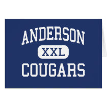 Anderson Cougars Middle Anderson California cards