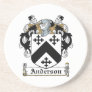 Anderson Family Crest Coaster