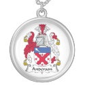 Anderson Family Crest Necklace
