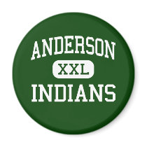 Anderson - Indians - High - Anderson Indiana magnets