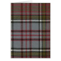 Anderson Weathered Tartan Greeting Card
