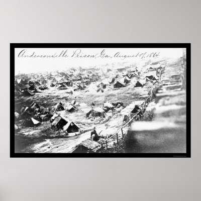 Andersonville Prison, GA 1864 Print by lc_civilwar
