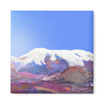 Andes Mountain View Peru #3 magnets