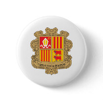 Andorra Coat Of Arms Pinback Buttons