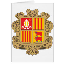 Andorra Coat Of Arms cards by teyes143 Andorra Coat Of Arms cards