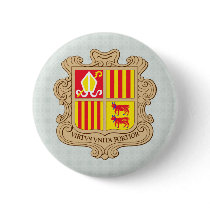 Andorra Coat of Arms detail Pin