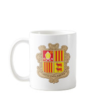 Andorra Coat of Arms detail Coffee Mugs