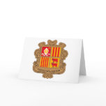 Andorra Coat of Arms Greeting Card
