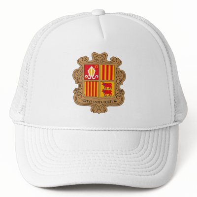 Andorra Coat of Arms Hat by FlagTshirts
