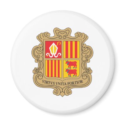 Andorra Coat Of Arms Magnets by teyes143