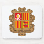 Andorra Coat of Arms Mousepad