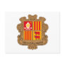Andorra Coat of Arms Postcard