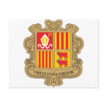 Andorra Coat Of Arms postcards by teyes143 Andorra Coat Of Arms postcards