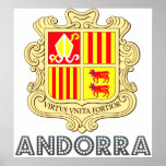 Andorra Coat of Arms Print