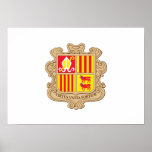 Andorra Coat of Arms Poster