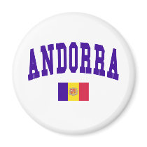Andorra College Style Refrigerator Magnet
