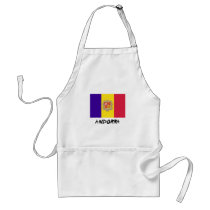 Andorra Flag Apron