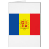 Andorra Flag Greeting Cards