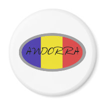 Andorra flag design! magnet