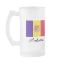 Andorra Flag Design Coffee Mugs