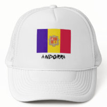 Andorra Flag Mesh Hat