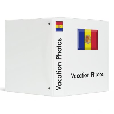 Andorra Flag Jewel Binder by Vexillophile