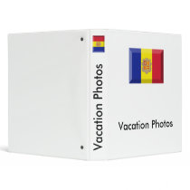 Andorra Flag Jewel Binder