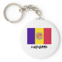 Andorra Flag Keychains