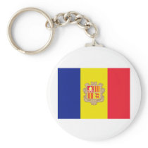 Andorra flag keychain