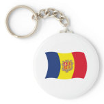 Andorra Flag Keychain