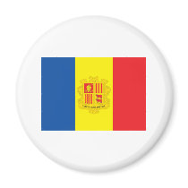 Andorra Flag magnets by teyes143 Andorra Flag magnets